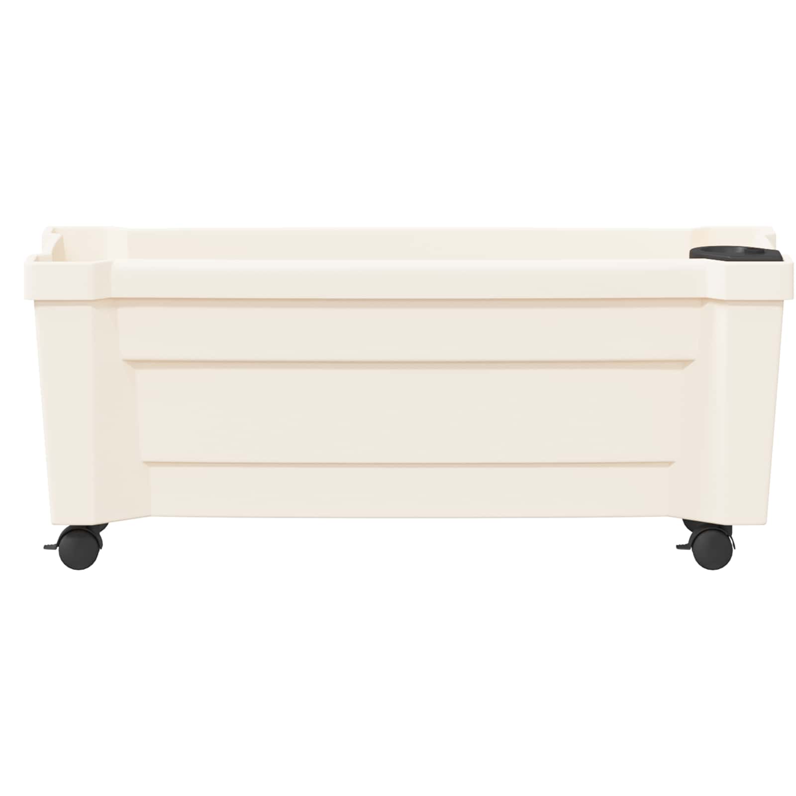 Calypso Blumentopf mit Rädern Weiß 79 x 35 x 33 cm PP