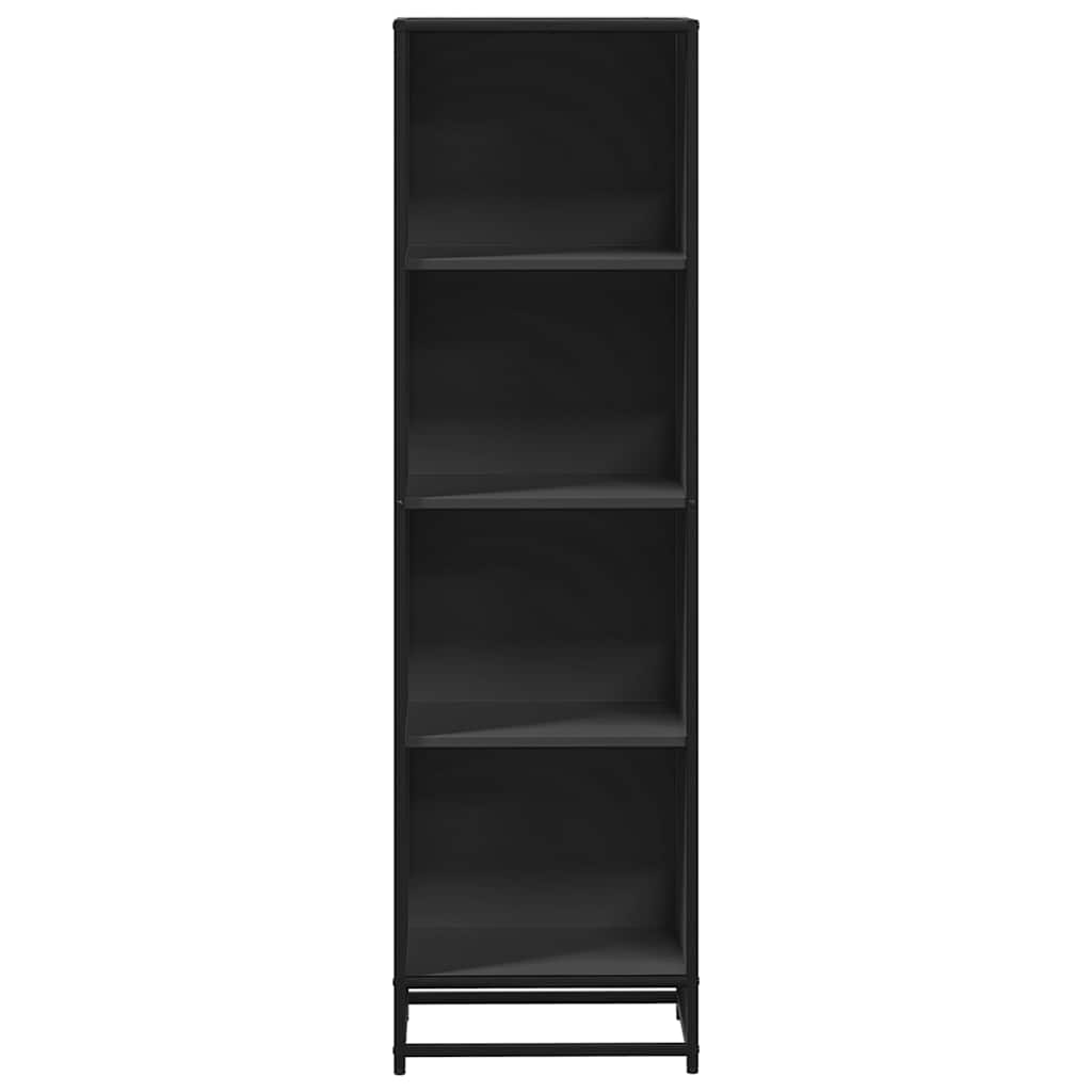 Bücherregal Schwarz 60x35x139 cm Holzwerkstoff