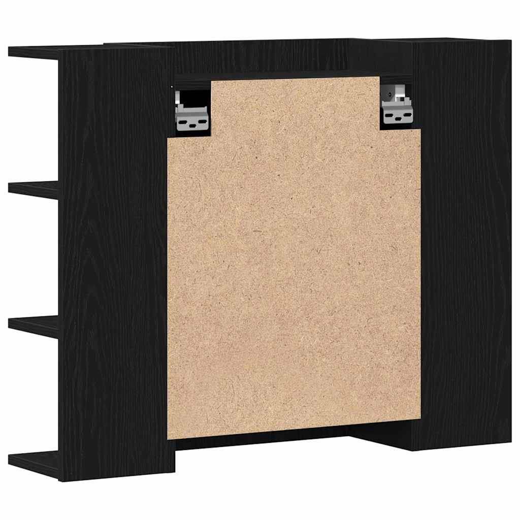 Bad-Spiegelschrank Weiß 80x20,5x64 cm Holzwerkstoff