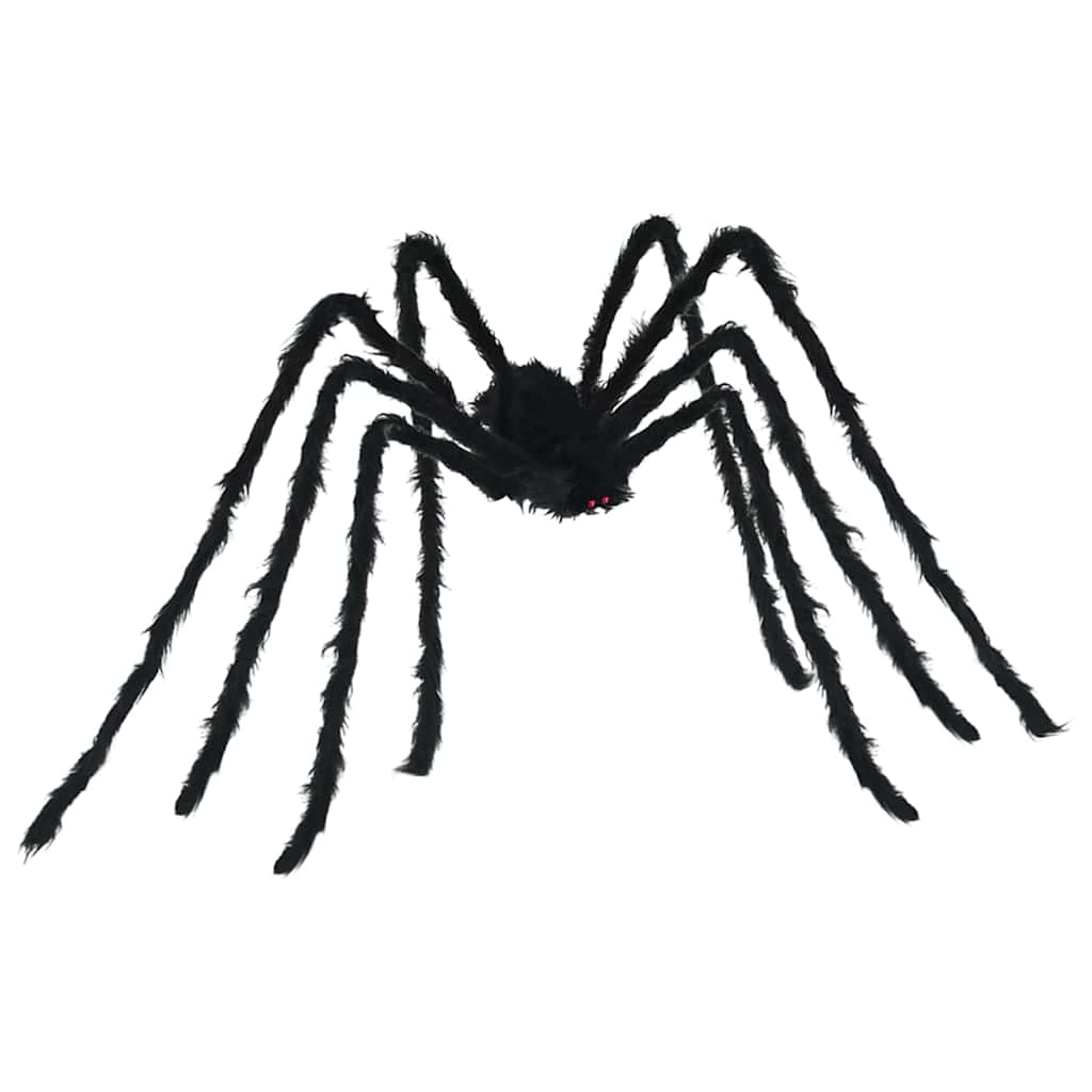 Halloween-Spinnendekoration mit Netzen 2 pcs Schwarz und Weiß