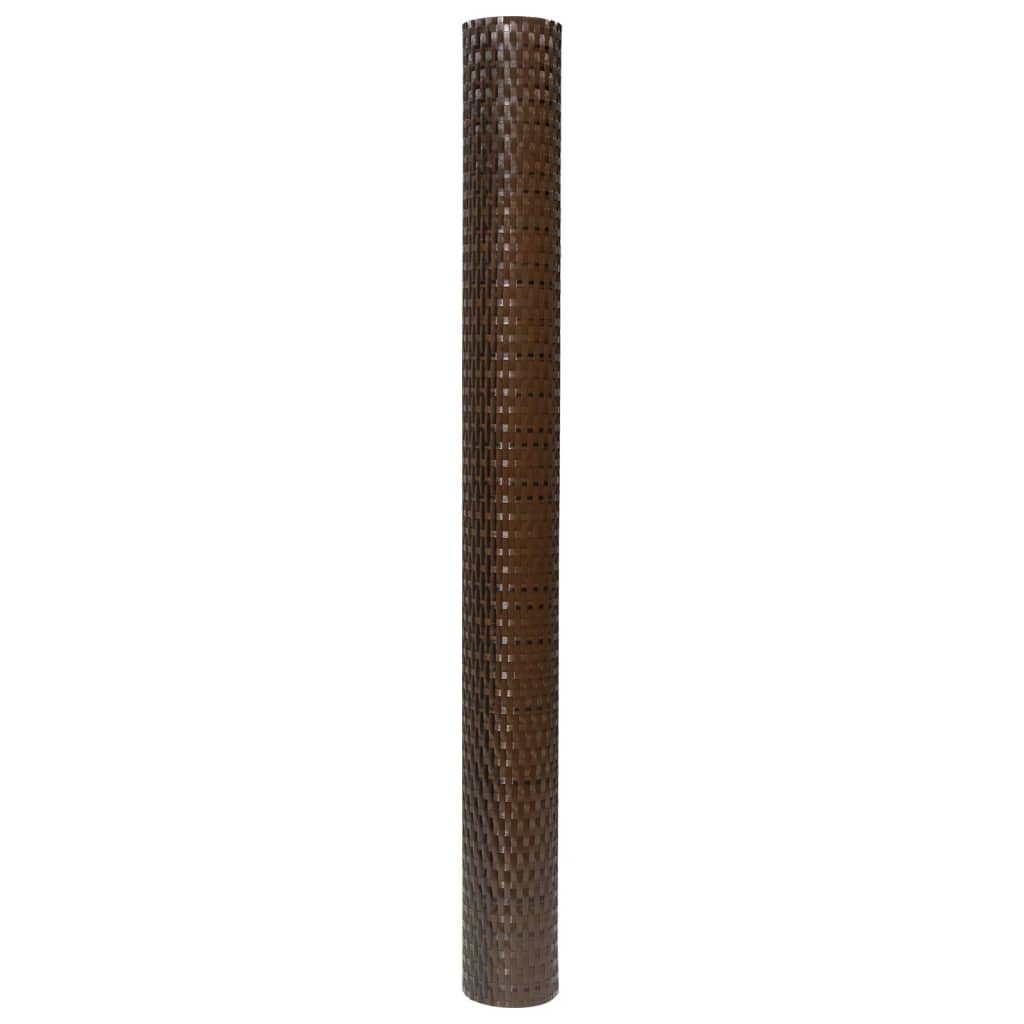 Balkon-Sichtschutz Anthrazit 300x90 cm Poly Rattan