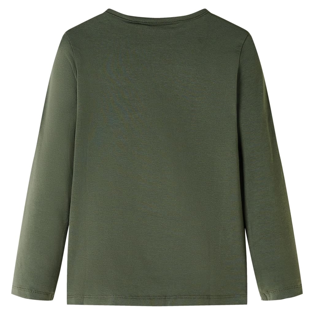 Kinder-Langarmshirt Marineblau 116