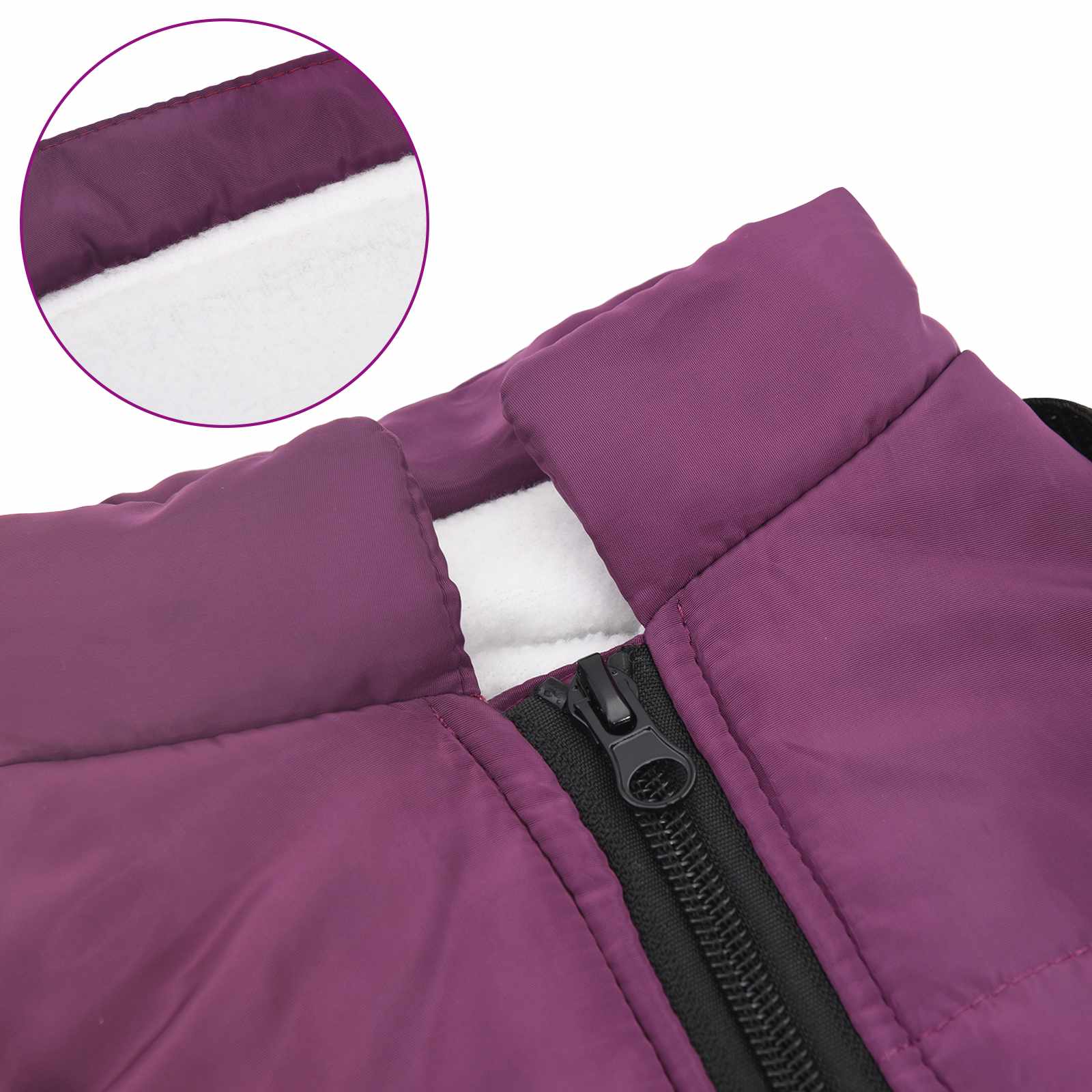 Hundemantel Rot L24 Fleece und Polyester