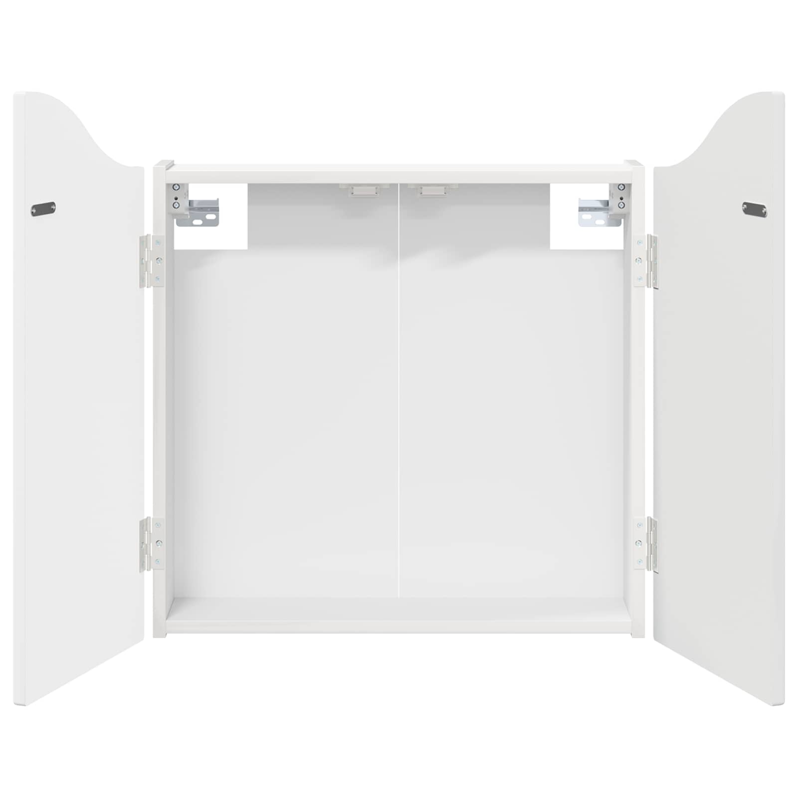Dartboard Schrank Weiß 56 x 12 x 63 cm Holzwerkstoff