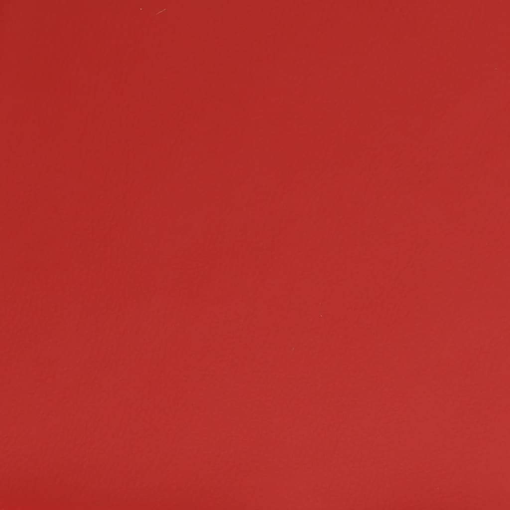 Barhocker 2 Stk. Rot Kunstleder