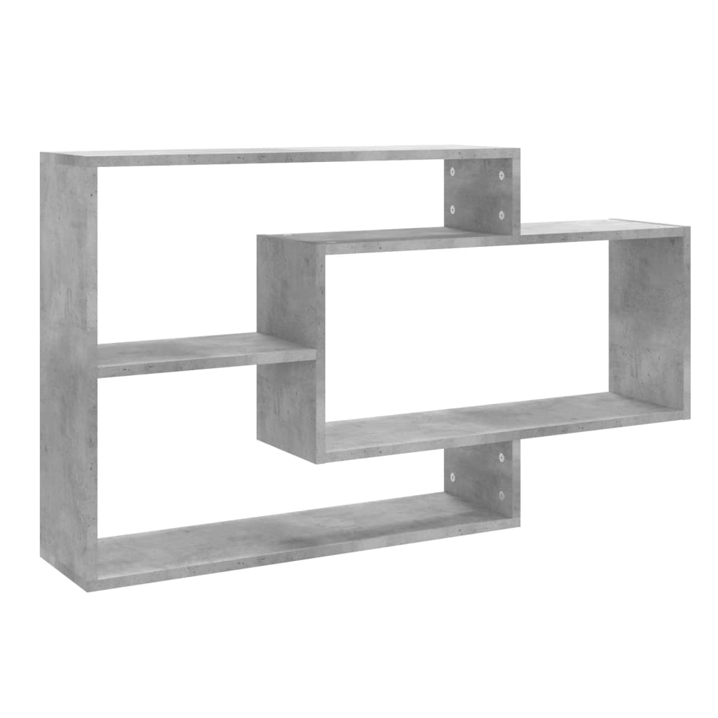 Wandregale Weiß 104x20x58,5 cm Holzwerkstoff