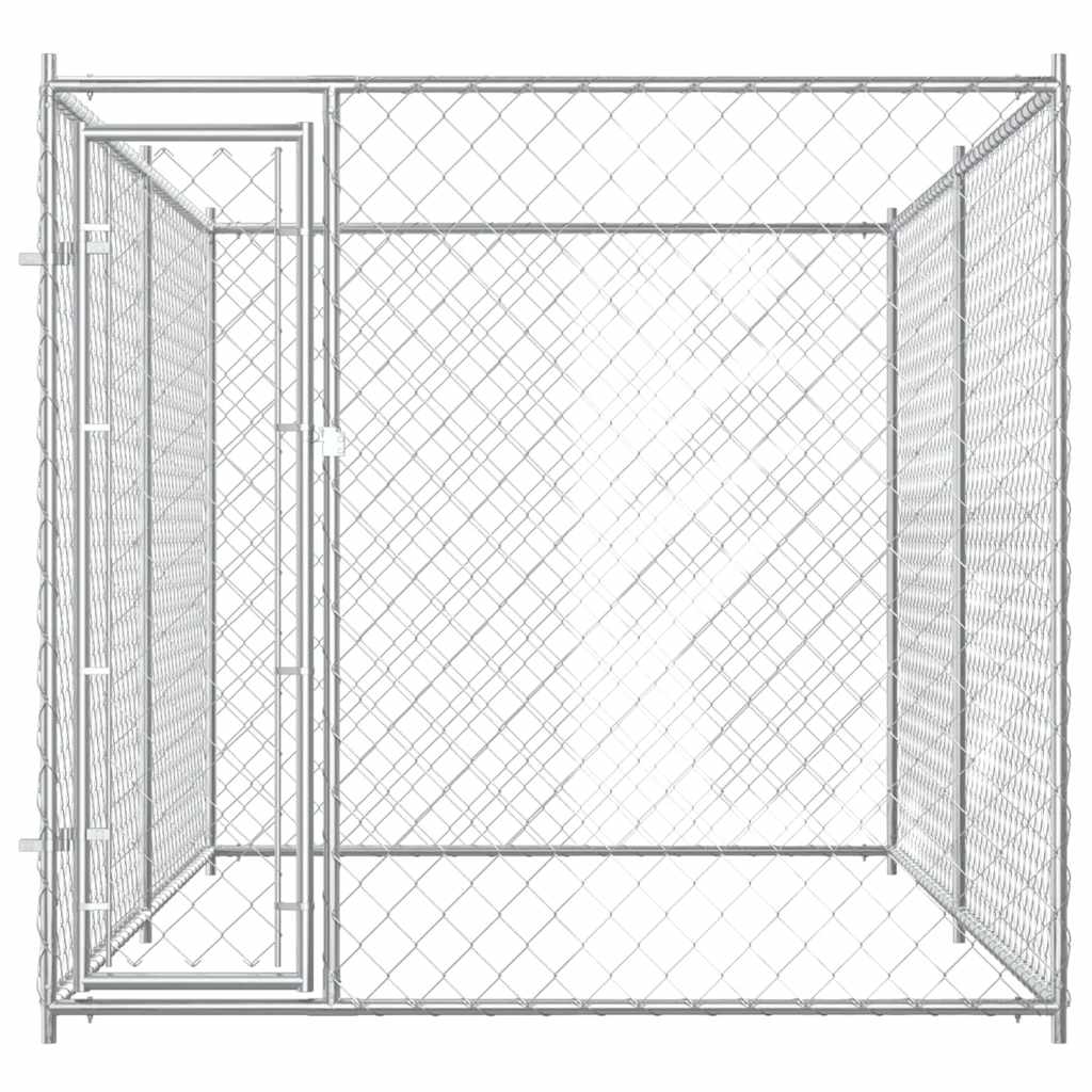 Outdoor-Hundezwinger mit Überdachung 382x192x225 cm
