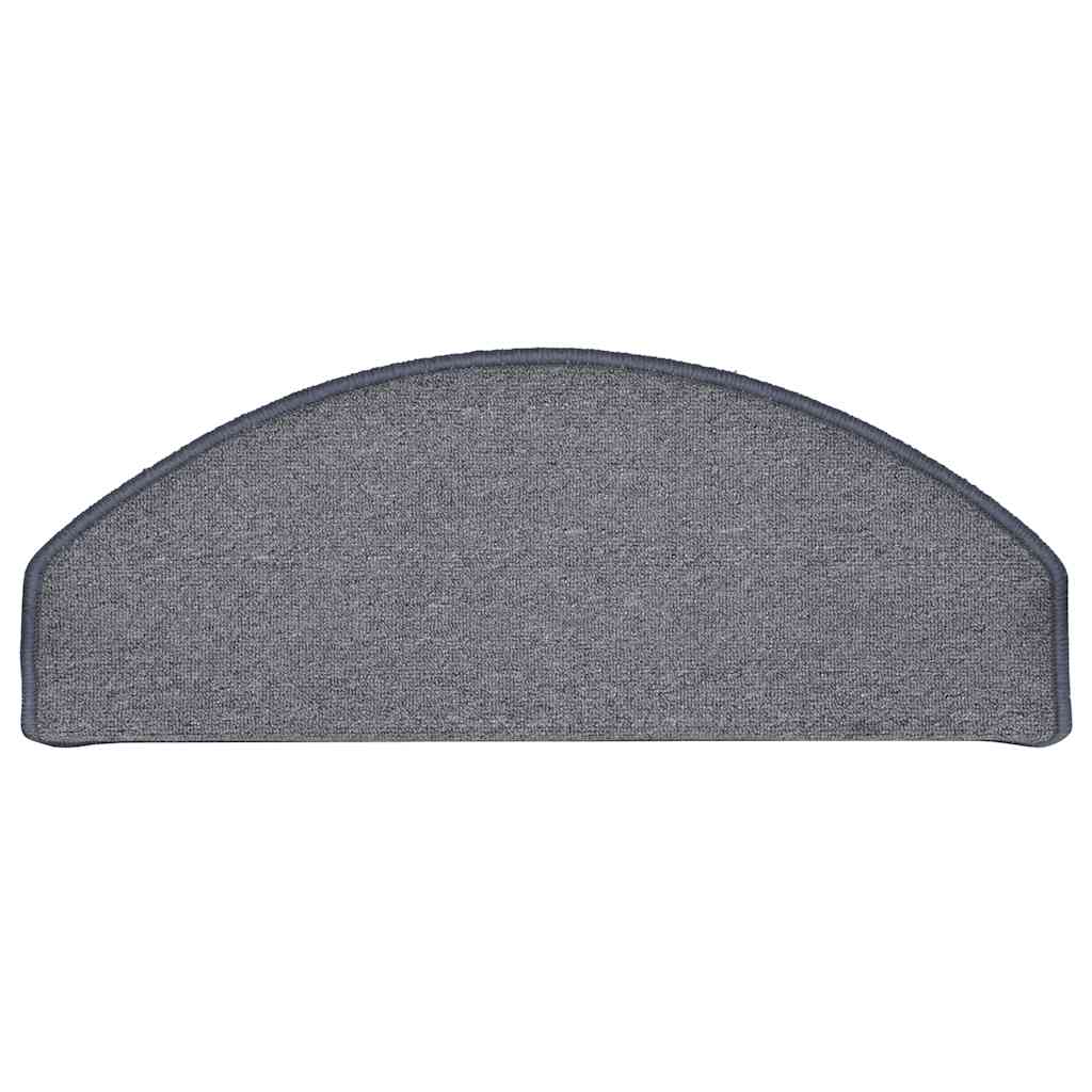 Stufenmatten 15 Stk. 56x17x3 cm Anthrazit Halbrund