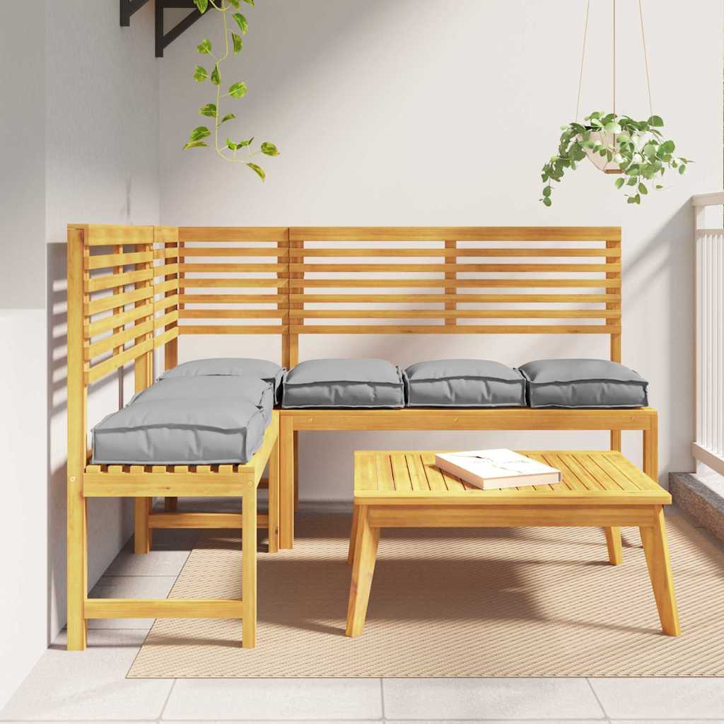 Kissen 2 pcs Anthrazit 40 x 40 x 8 cm Oxford-Stoff