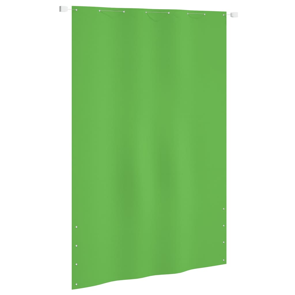 Balkon-Sichtschutz Hellgrün 100x240 cm Oxford-Gewebe