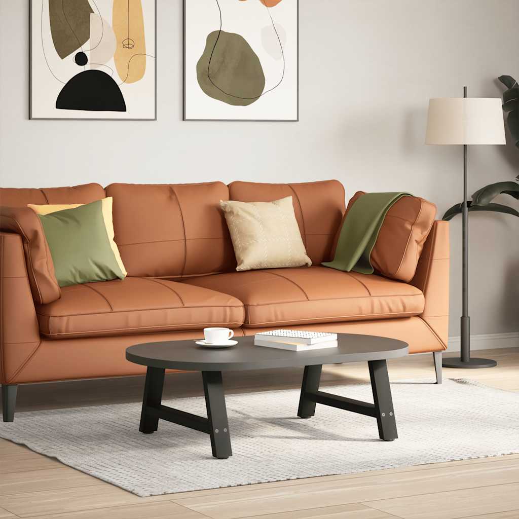 Couchtischbeine A-Form 2 Stk. 30x(30-31) cm Stahl
