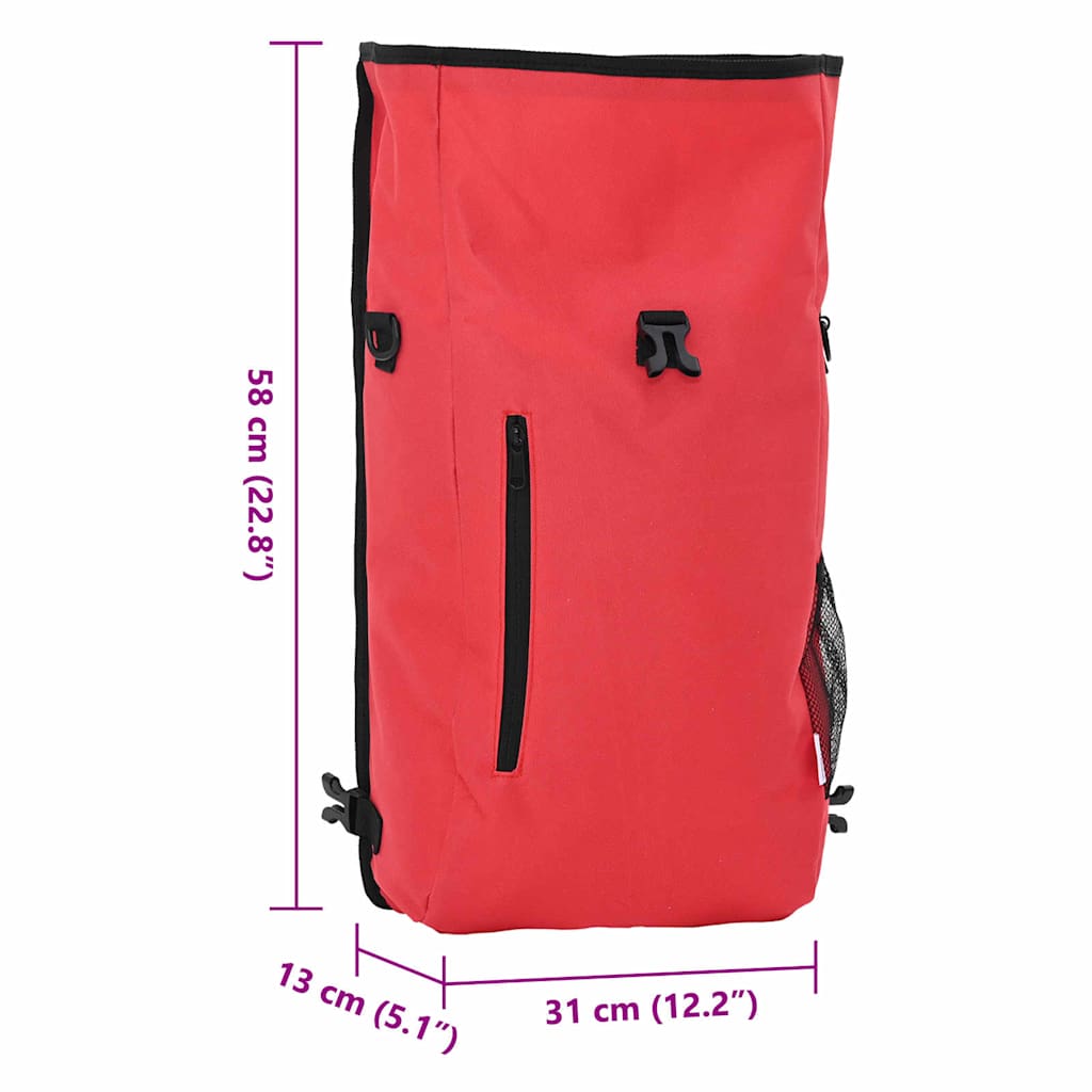Fahrradtasche Schwarz 31 x 13 x 58 cm Polyester