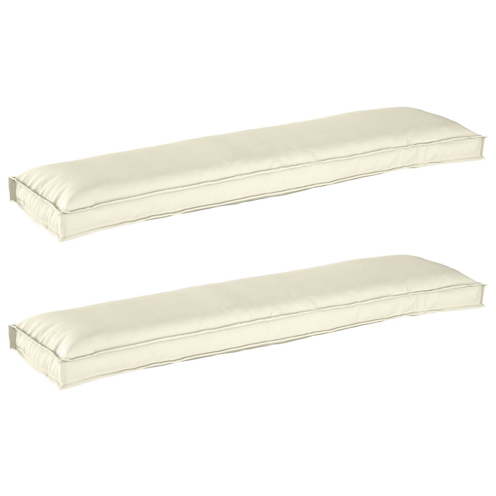 Palettenkissenset 2 pcs Anthrazit 150 x 40 x 8 cm Oxford-Stoff