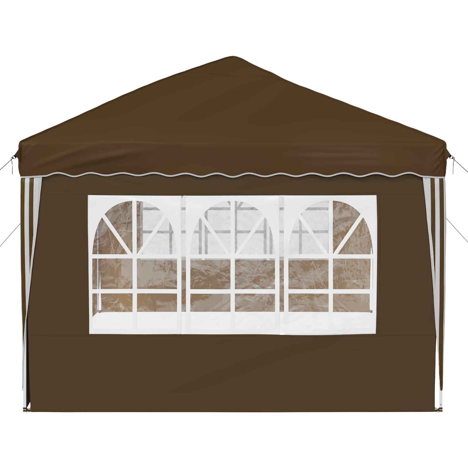 Pop-up Partyzelt 575 x 290 x 245 cm Creme