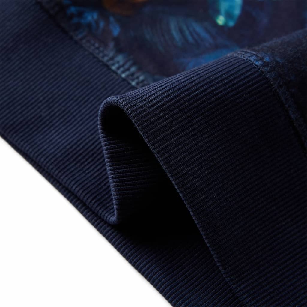 Kinder-Sweatshirt Marineblau 140