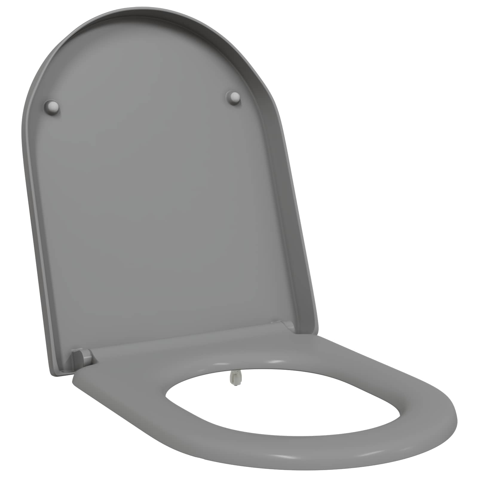Toilettensitz Anthrazit 49 x 36 x 4 cm Duroplast