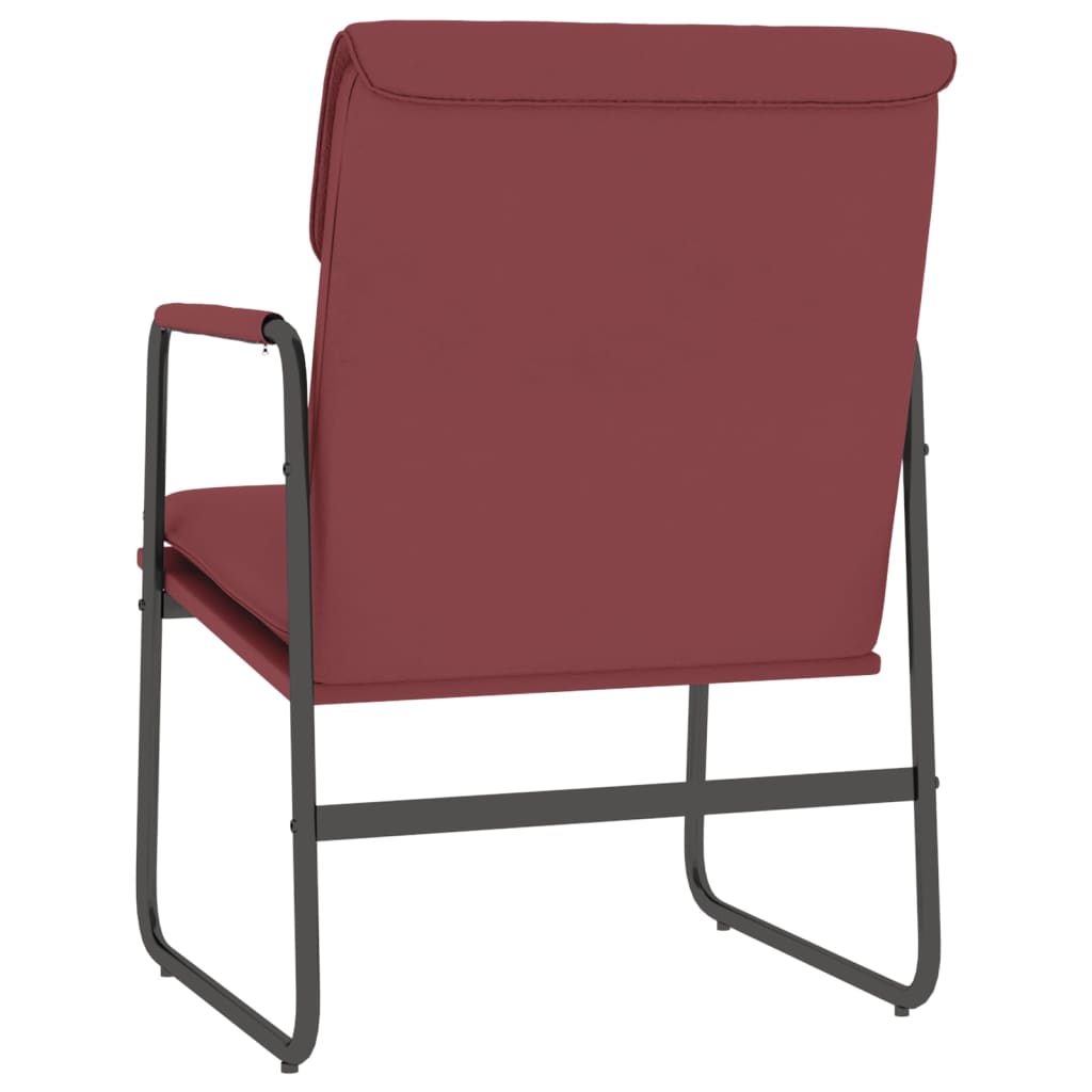 Loungesessel Grau 55x64x80 cm Kunstleder