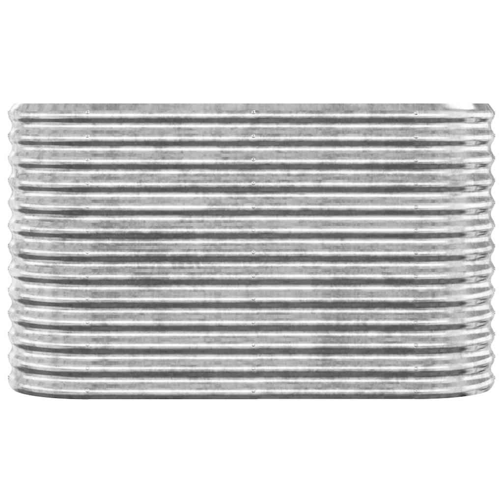 Hochbeet Verzinkter Stahl 114x40x36 cm Grün