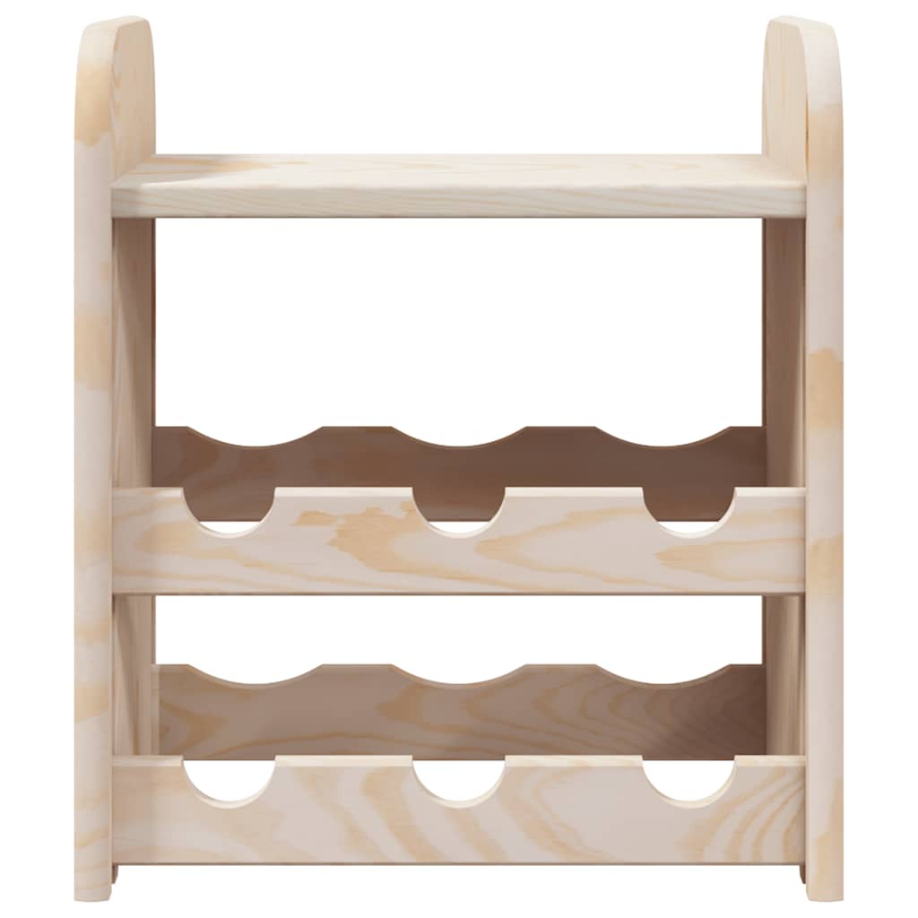 Weinregal 33x25x37 cm Massivholz Kiefer