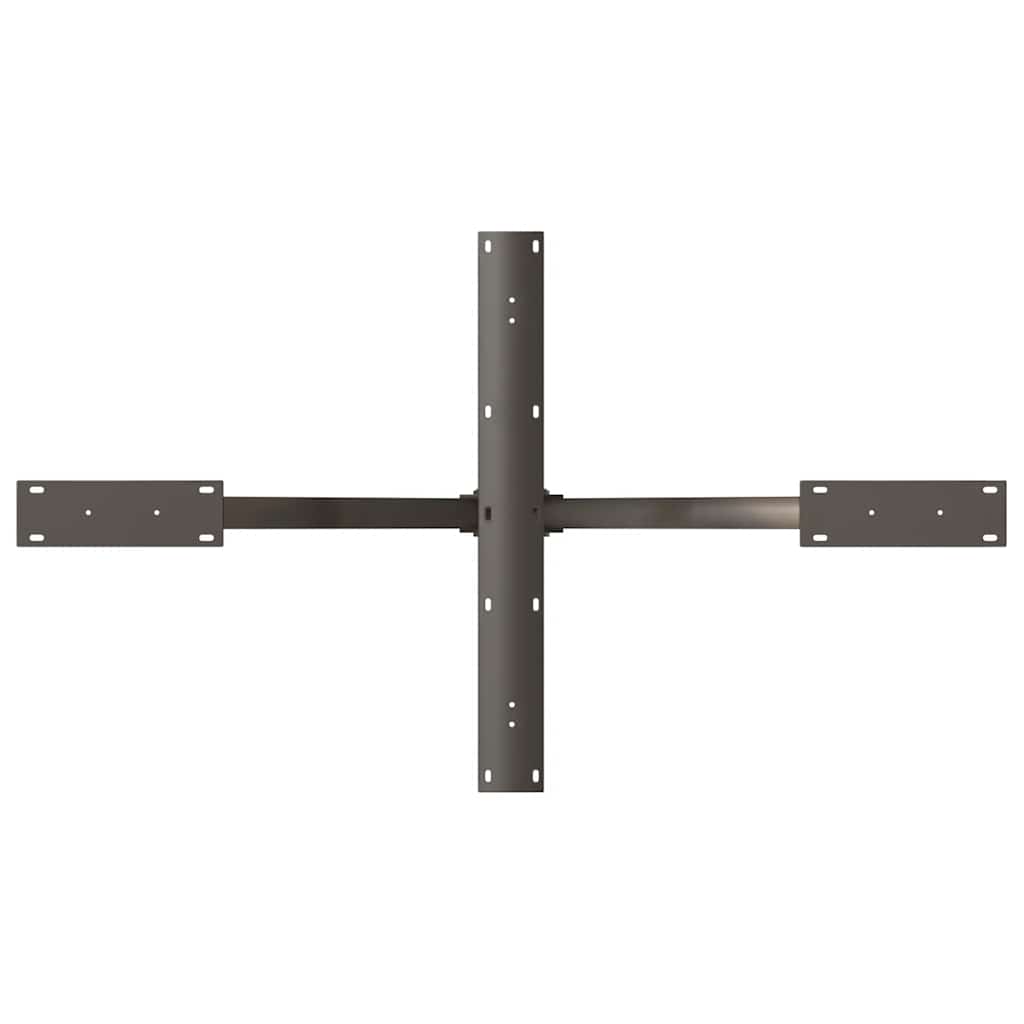 Couchtischbein in Spinnenform Naturstahl 98x58x(42-43) cm Stahl