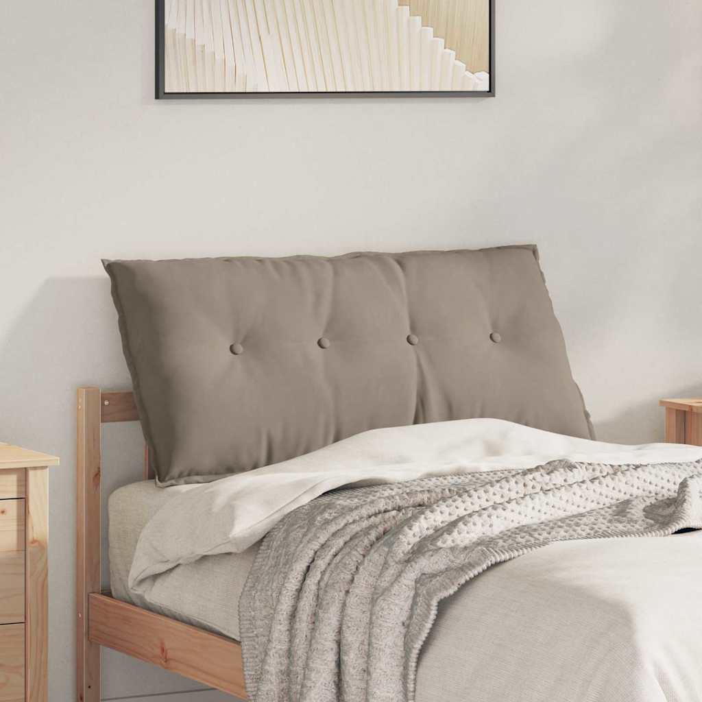 Rückenkissen Taupe 50 x 45 cm Mikrofaserstoff