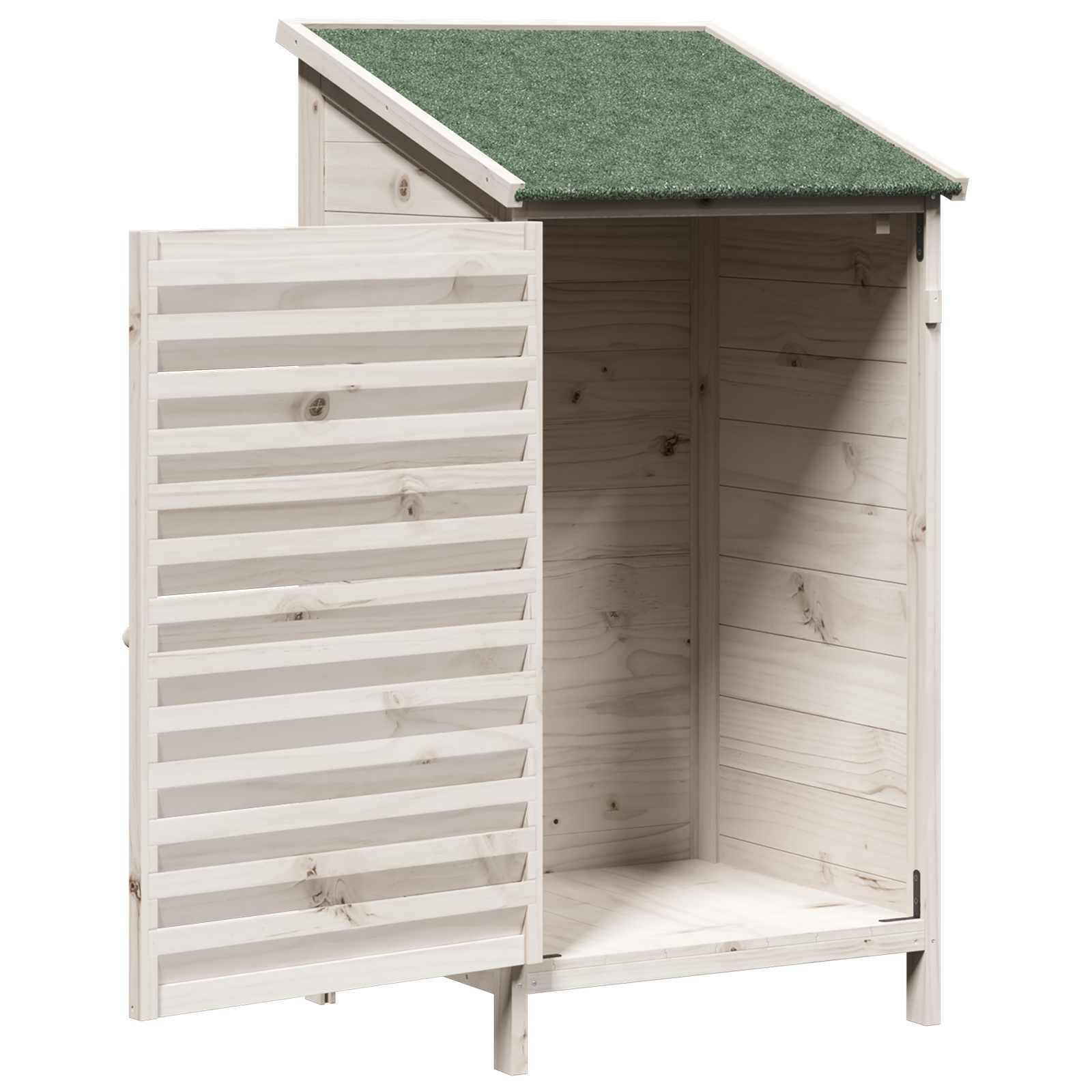 Gartenschuppen Natur 59 x 56 x 113,5 cm Massivholz aus Fichte