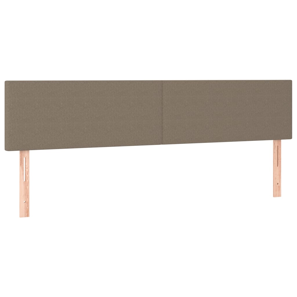 Kopfteil Hellgrau 80x5x118/128 cm Stoff