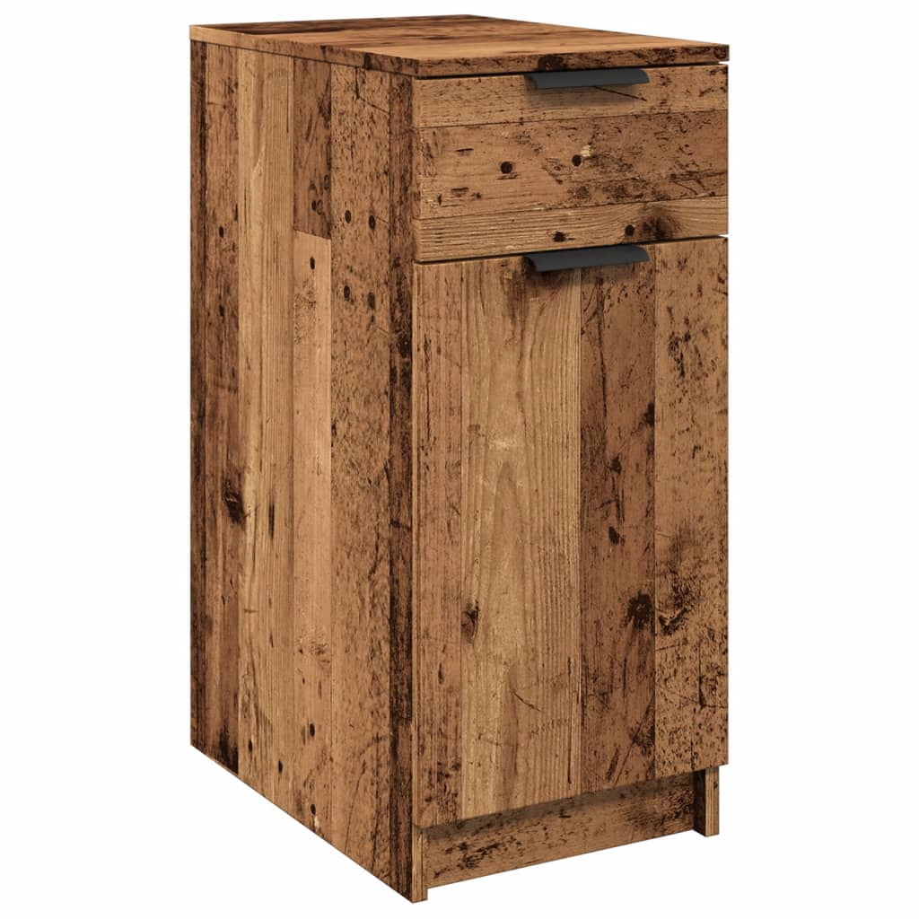 Büroschrank Weiß 33,5x50x75 cm Holzwerkstoff