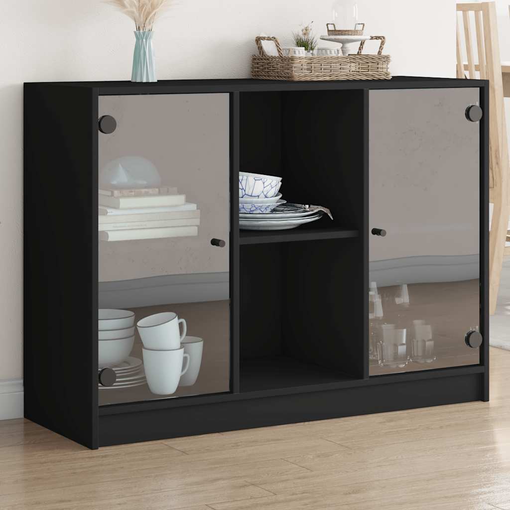 Bücherschrank mit Türen Weiß 204x37x75 cm Holzwerkstoff