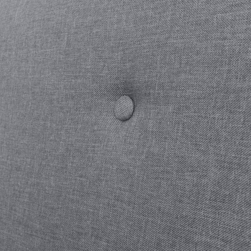 2-Sitzer-Sofa Stoff Hellgrau