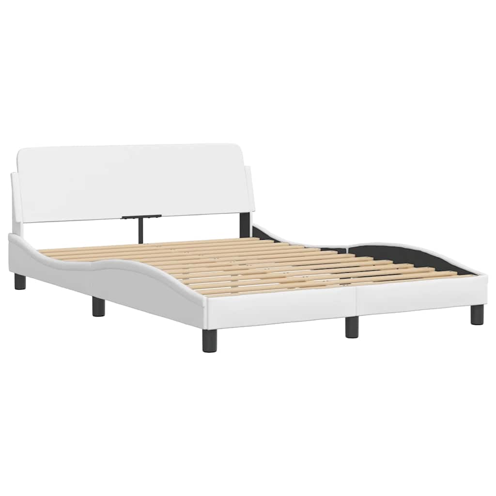 Bett mit Matratze "Dover" Schwarz 80x200 cm Kunstleder