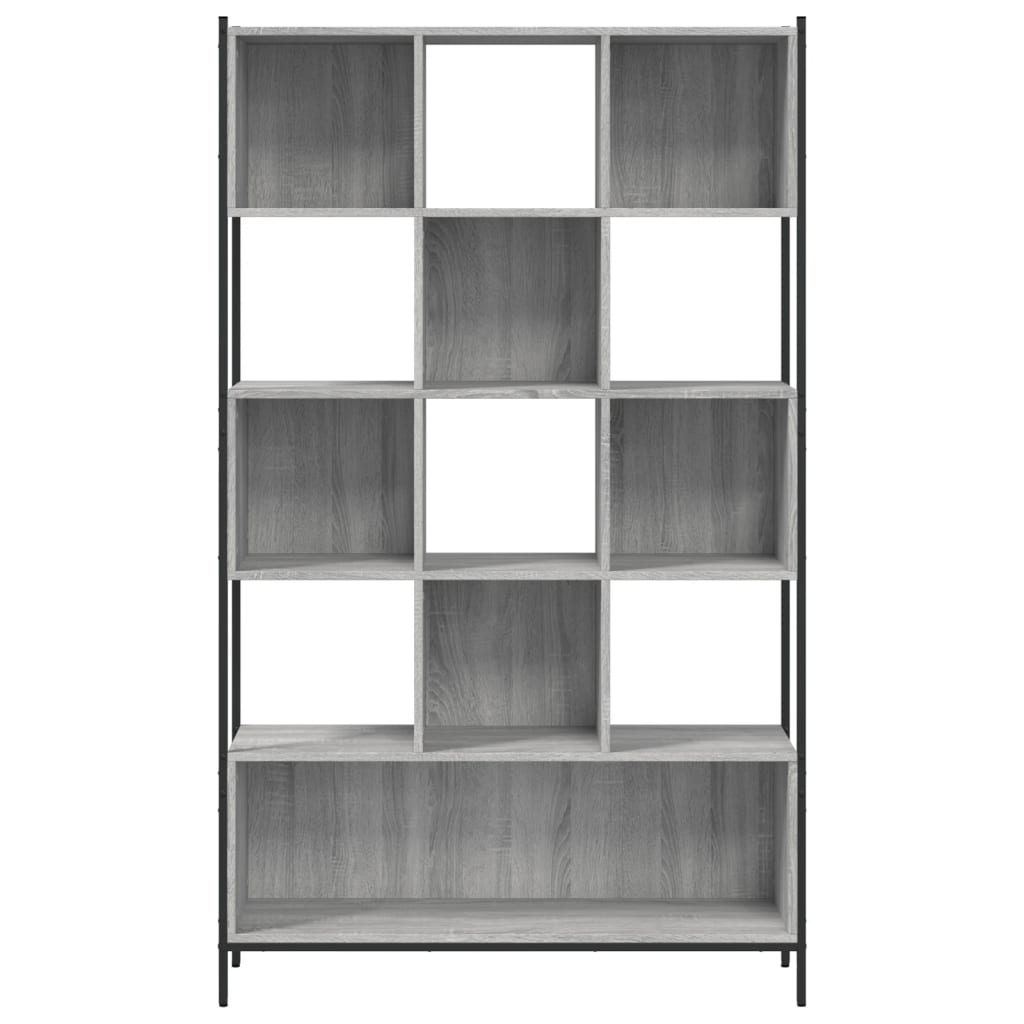 Bücherregal Räuchereiche 102x28x172 cm Holzwerkstoff