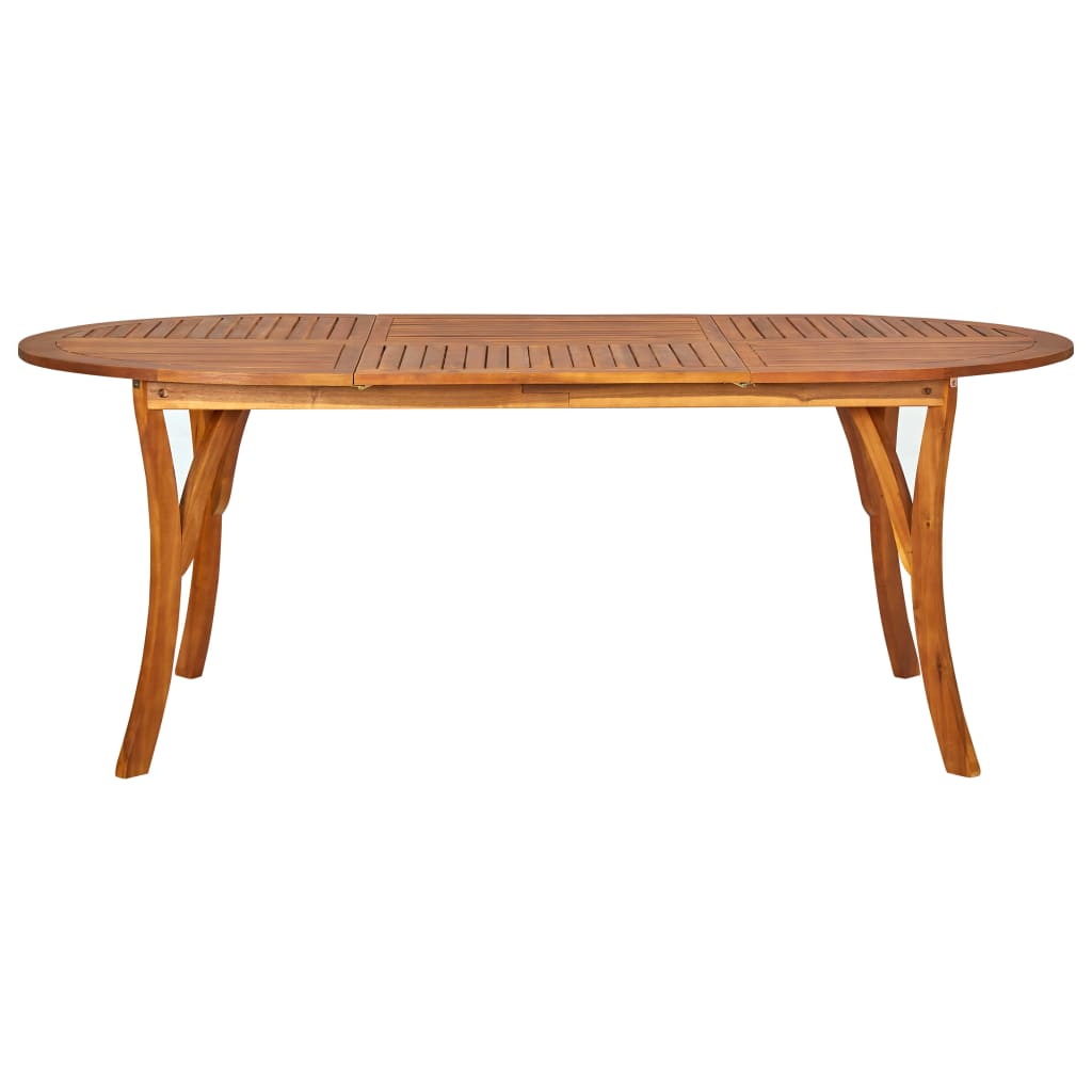 Gartentisch 120x120x75 cm Akazie Massivholz