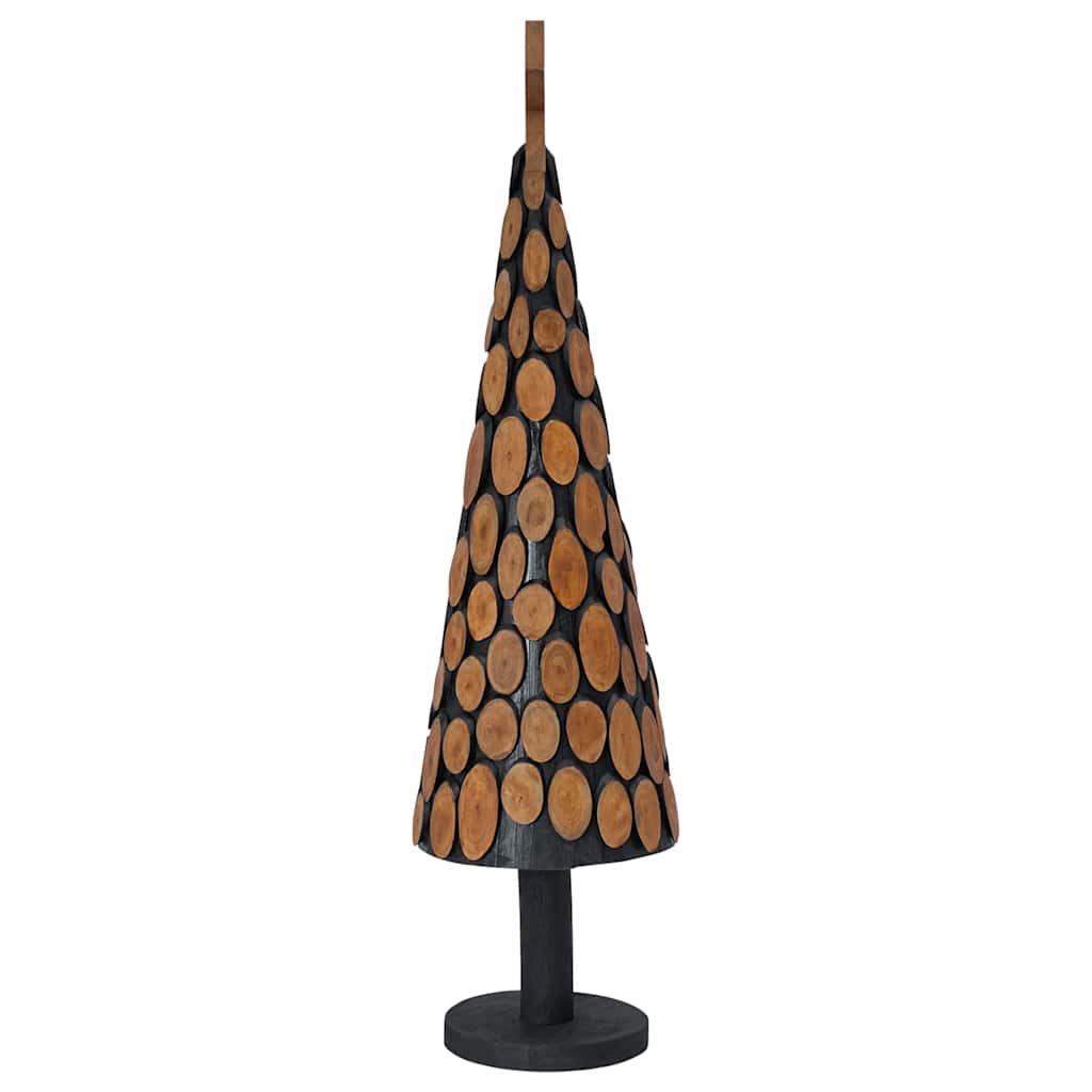 Weihnachtsbaum mit Ständer Braun 61 cm Massivholz Teak