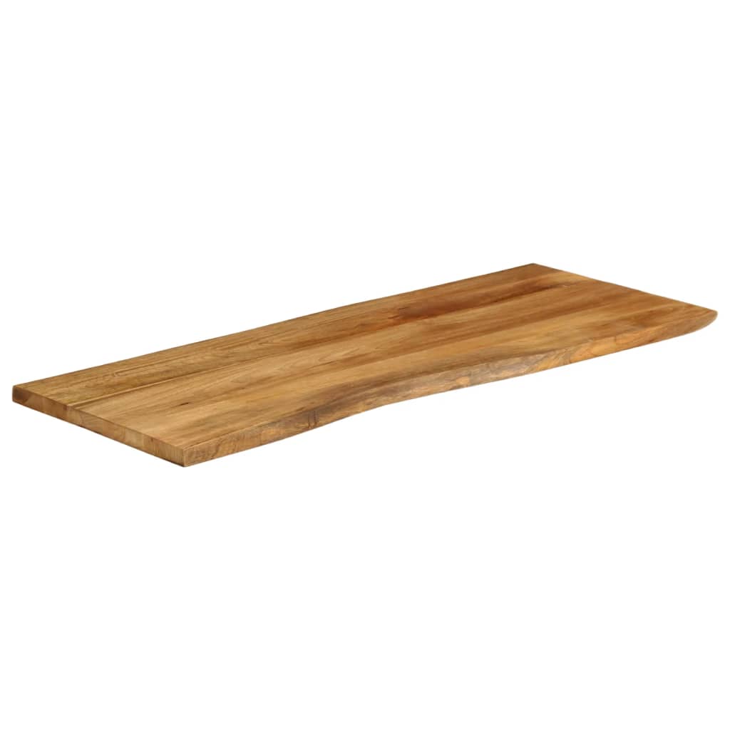 Tischplatte 40x40x2,5 cm Rechteckig Massivholz Akazie Baumkante