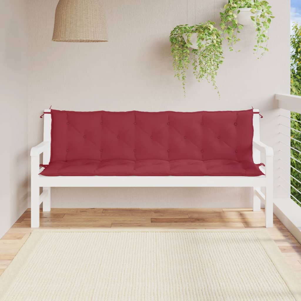 Gartenbank-Auflagen 2 Stk. Königsblau 100x50x7 cm Oxford-Gewebe