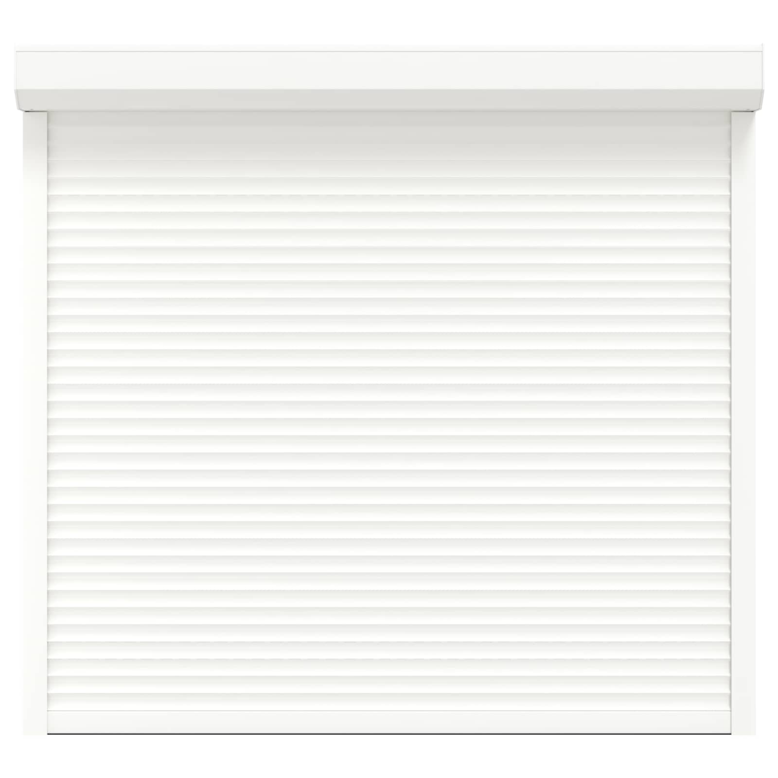 Rollladen Weiß 70 x 100 cm Aluminium und Polyurethan