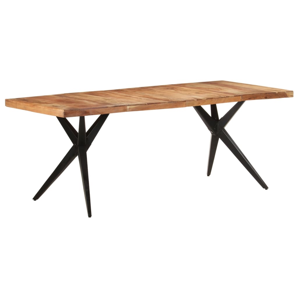 Esstisch 160x80x76 cm Massivholz Akazie