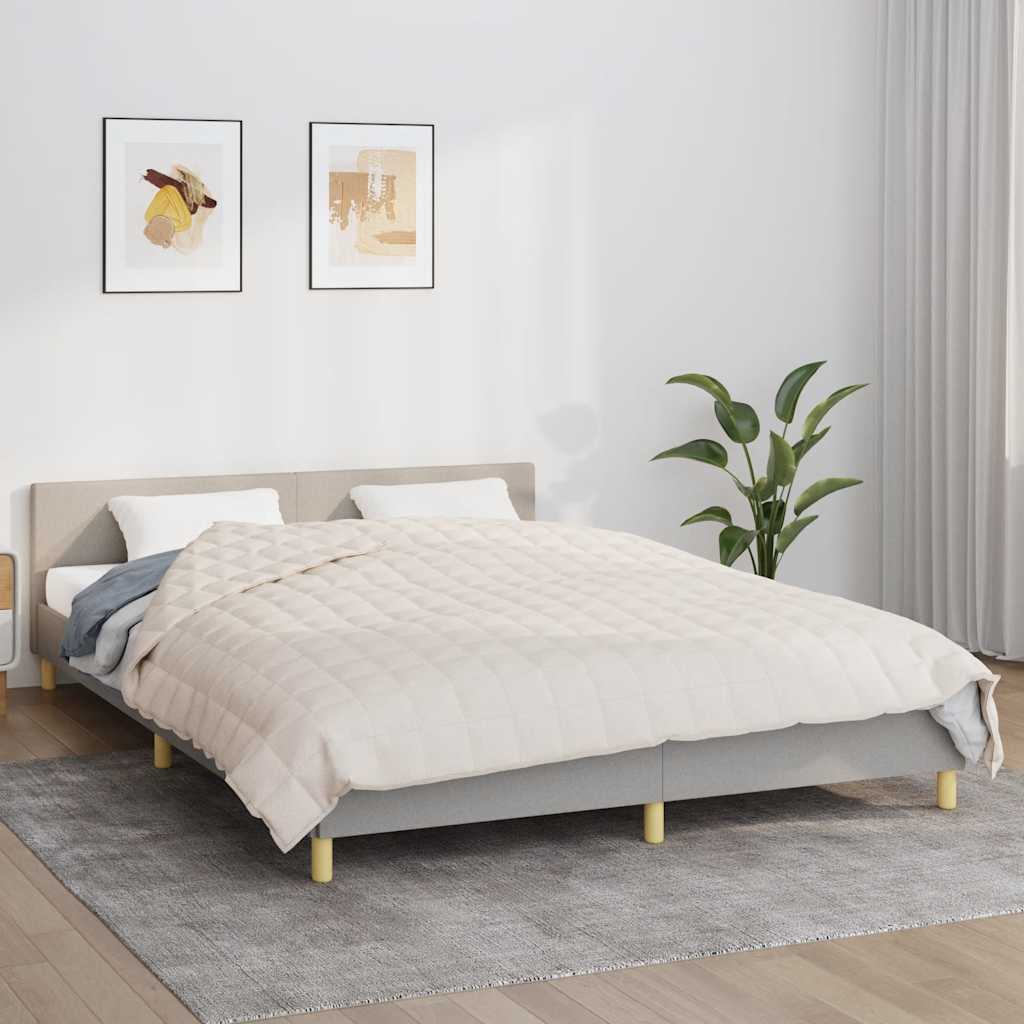 Gewichtsdecke Grau 122x183 cm 5 kg Stoff