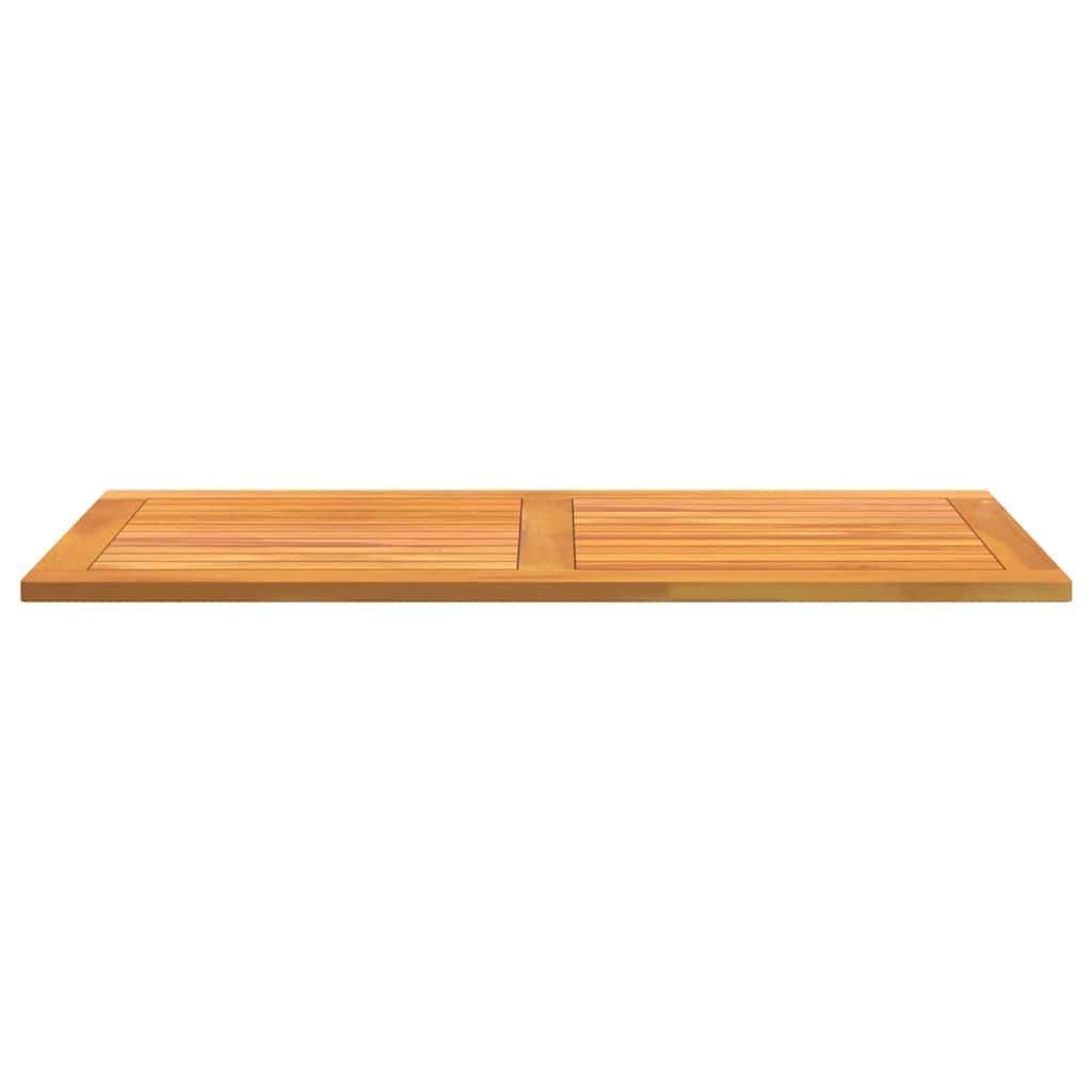 Tischplatte Öl-Natur 80 x 40 x 2 cm Massivholz Akazie