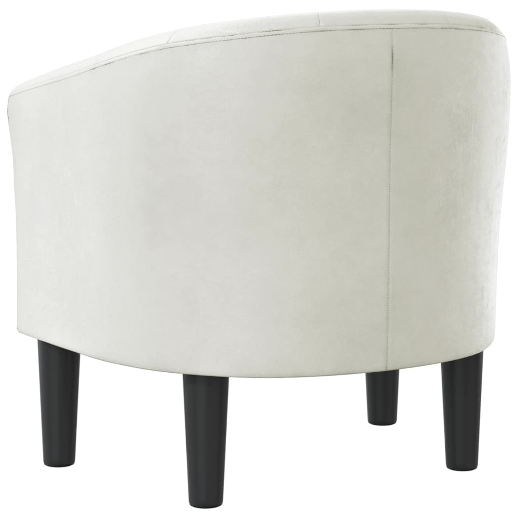 Clubsessel Grau Kunstleder