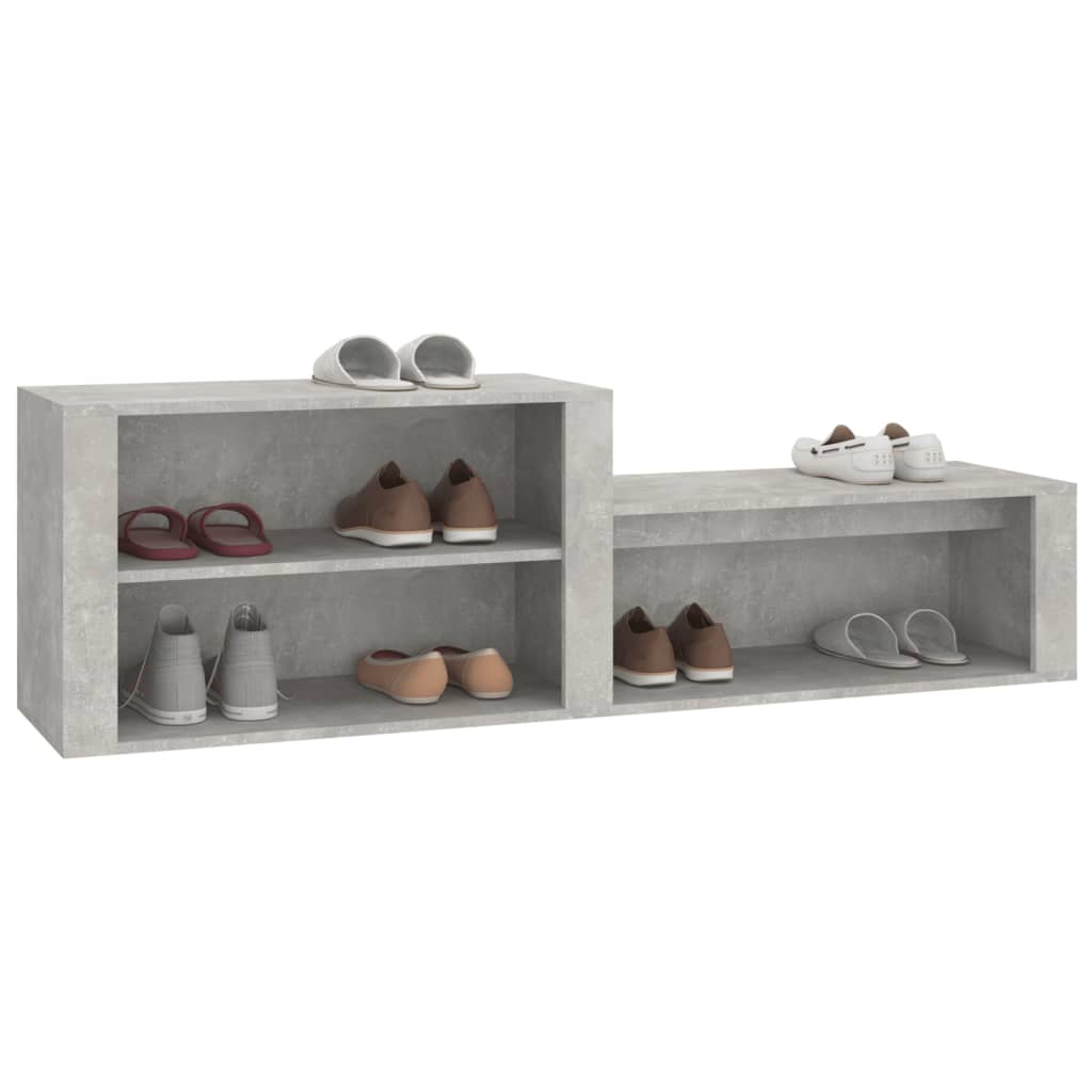 Schuhschrank Weiß 150x35x45 cm Holzwerkstoff
