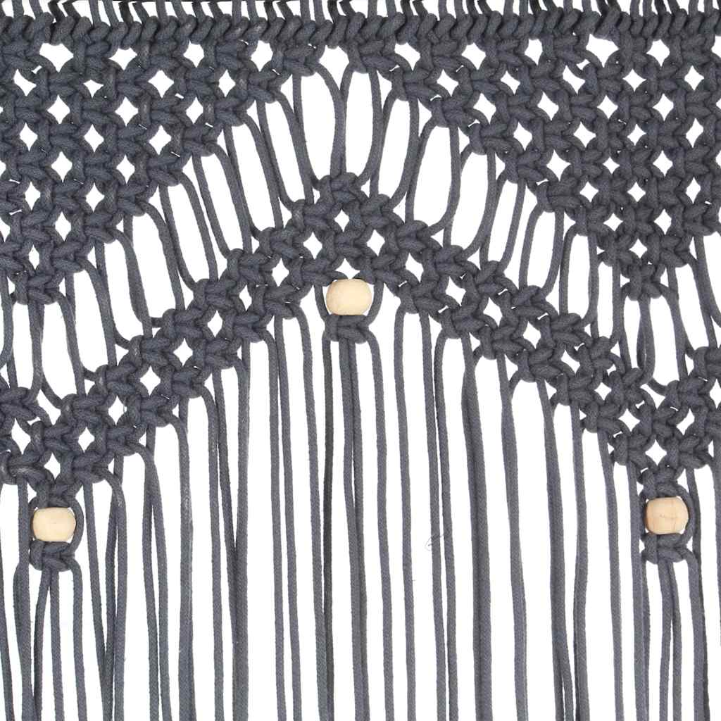 Makramee Vorhang 140×240 cm Baumwolle