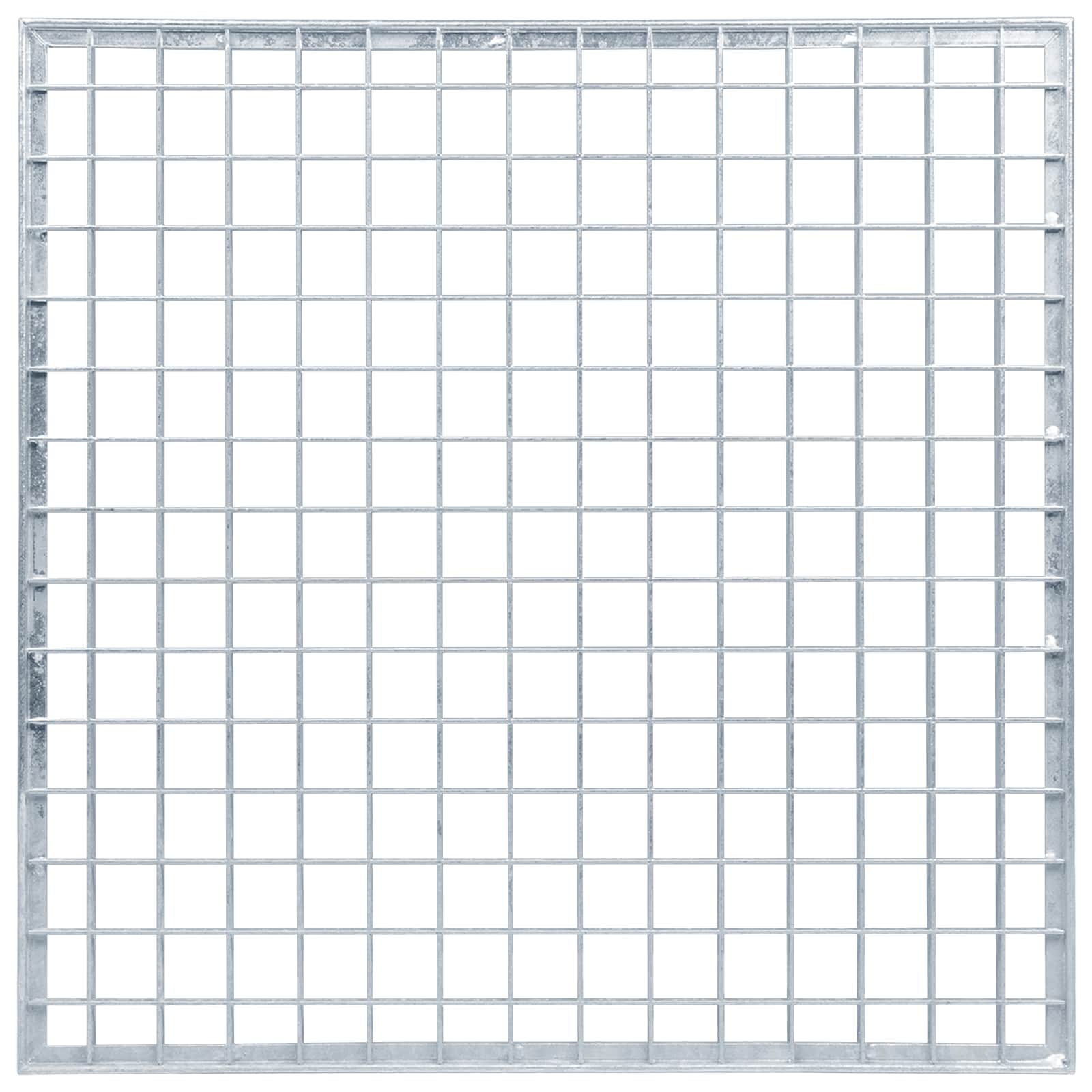 Gitter Silber 50 x 35 x 2 cm Feuerverzinkter Stahl