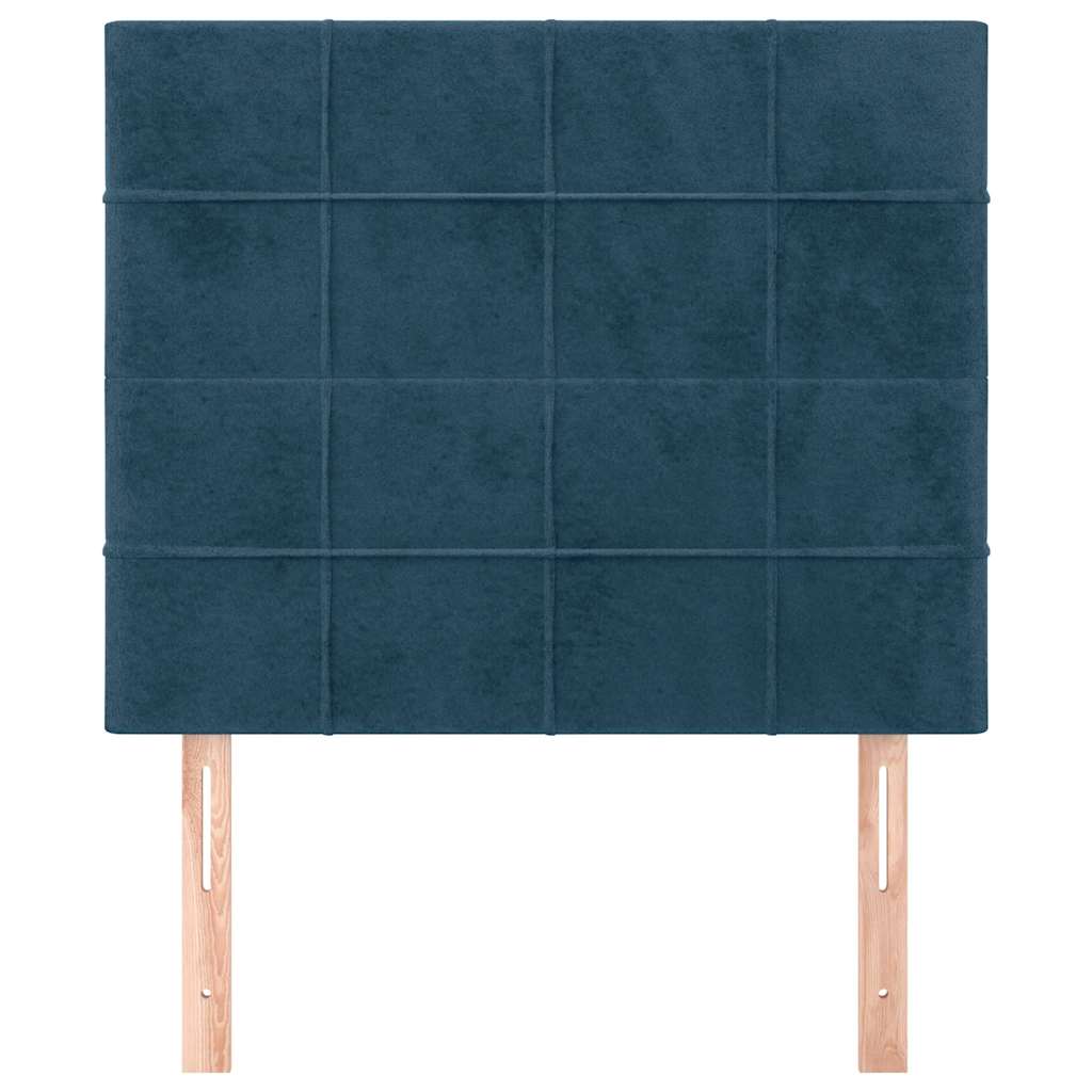 Kopfteil Hellgrau 80x5x118/128 cm Samt