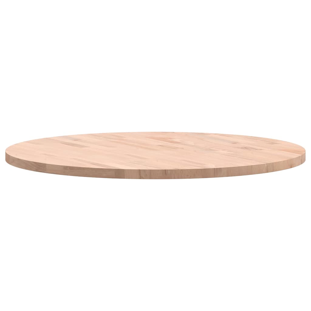 Tischplatte Ø30x1,5 cm Rund Massivholz Buche