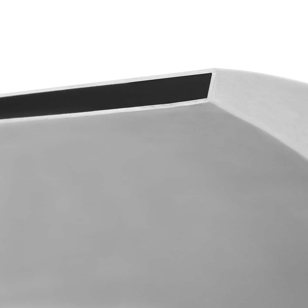 Pool-Wasserfall Edelstahl 63,5 x 29 x 51 cm Silber
