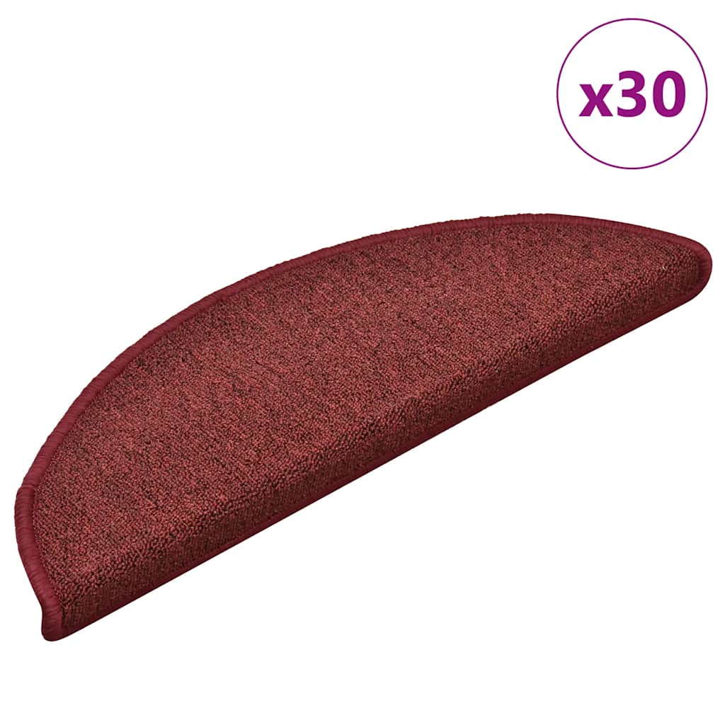Stufenmatten 15 Stk. 56x17x3 cm Anthrazit Halbrund