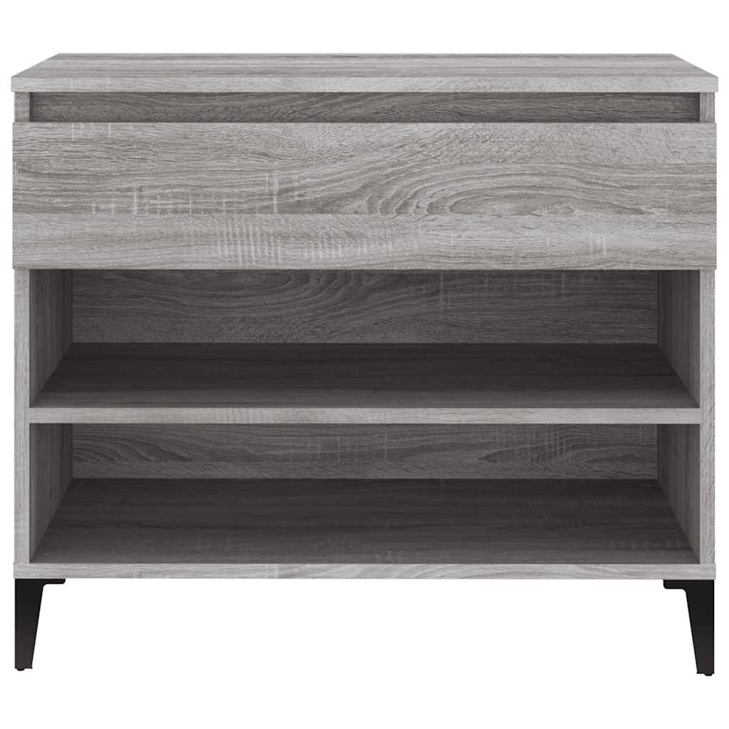 Schuhregal Weiß 70x36x60 cm Holzwerkstoff