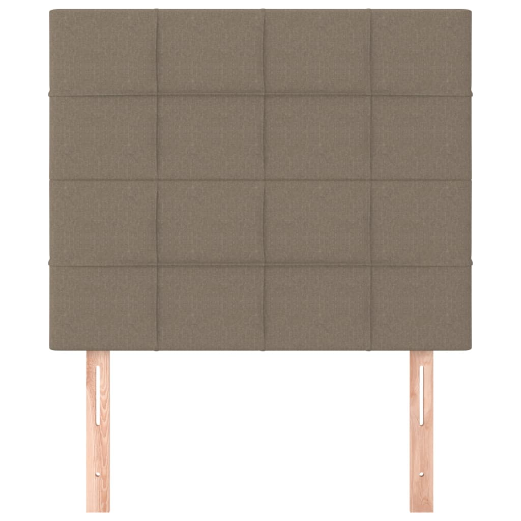 Kopfteil Hellgrau 80x5x118/128 cm Stoff